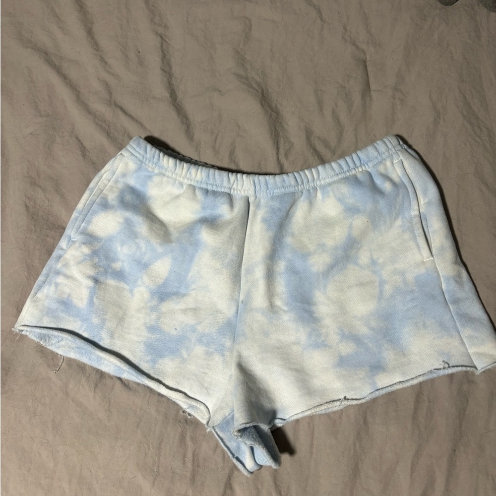 pac sun tie-dye sweat shorts